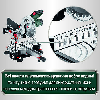 Пила торцовочная Metabo KGS 216 M (613216000)