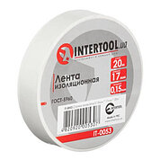 Стрічка ізоляційна INTERTOOL 20м х 17мм 1шт (IT-0053)