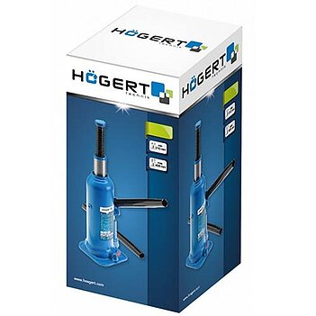 Домкрат гидравлический бутылочный Hoegert 8 т (HT8G024)