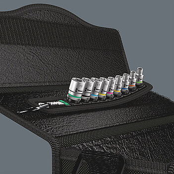 Набір головок 6-гранних WERA Zyklop Belt A 4 1/4" 9 шт. (05003883001)