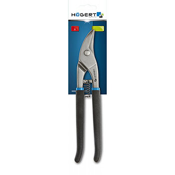 Ножницы по металлу левые Hoegert 250мм (HT3B507)