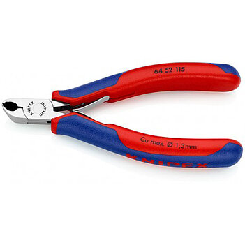 Кусачки торцевые KNIPEX 115 мм для электроники прецизионные (64 52 115)