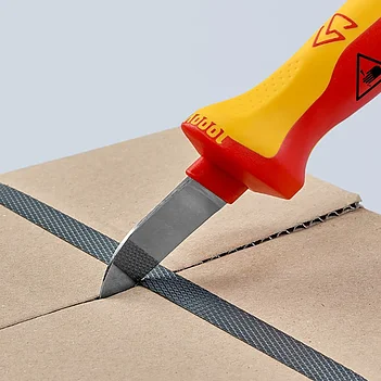 Нож для снятия изоляции диэлектрический KNIPEX 190 мм 1000V VDE (98 52)