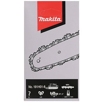 Ланцюг для пили Makita 12", 3/8", 1,1 мм, 46DL (191H01-8)