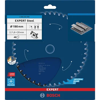 Диск пиляльний по металу Bosch Expert for Steel 190х1,6x20 мм (2608643056)