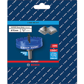 Коронка по металу Bosch Expert Sheet Metal Arbored HS 75 мм (2608902017)