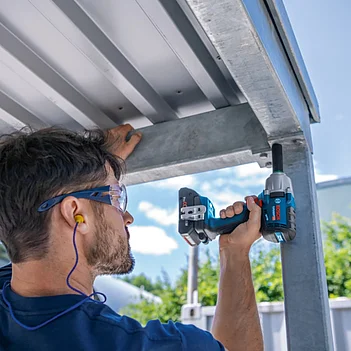 Гайковерт ударный аккумуляторный Bosch PRO GDS 18V-450 PC (06019K4101) - без аккумулятора и зарядного устройства