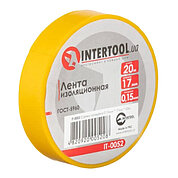 Стрічка ізоляційна INTERTOOL 20м х 17мм 1шт (IT-0052)