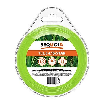 Косильна струна "Зірка" SEQUOIA 3,0 мм / 15 м (TL3.0-L15-Star)
