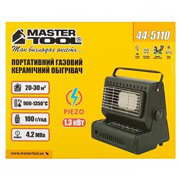 Обогреватель-плита газовая портативная MASTERTOOL (44-5110)