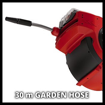 Котушка акумуляторна Einhell GE-HR 18/30 Li - Solo 30+1,5 м (4173770) - без акумулятора та зарядного пристрою