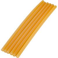 Клеевые стержни MASTERTOOL 7,2х200 мм 6 шт WOOD (42-1169)