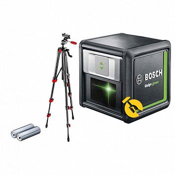 Нивелир лазерный Bosch Quigo green + штатив (0603663C01)