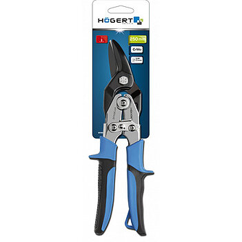 Ножницы по металлу правые Hoegert 250мм (HT3B502)