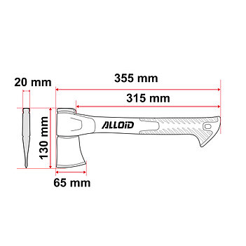 Сокира Alloid Pro (AX-1435)