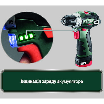 Аккумуляторная дрель-шуруповерт Metabo PowerMaxx BS BL (601721500)