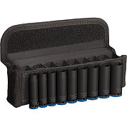 Набор головок 6-гранных ударных удлиненных Bosch 1/4" 9 шт. (2608003035)