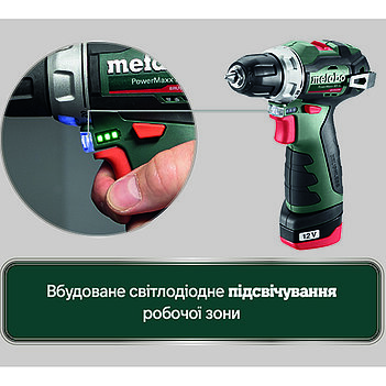 Аккумуляторная дрель-шуруповерт Metabo PowerMaxx BS BL (601721500)