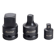 Набор переходников ударных Alloid Cr-Mo 3/8", 1/2", 1" 3 ед. (NPU-3438)