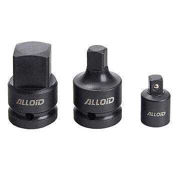 Набор переходников ударных Alloid Cr-Mo 3/8", 1/2", 1" 3 ед. (NPU-3438)