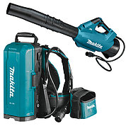 Воздуходувка аккумуляторная Makita + портативный рюкзак для аккумуляторов (SET-UB001CZ-0425) - без аккумулятора и зарядного устройства