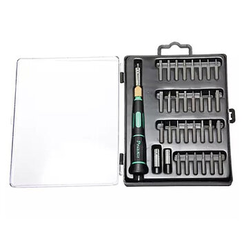 Викрутка з набором біт Pro'sKit 33 шт. (SD-9803)