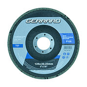 Круг пелюстковий шліфувальний Gerrard 125мм х P120 (131958)