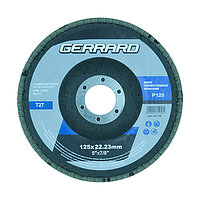Круг пелюстковий шліфувальний Gerrard 125мм х P120 (131958)