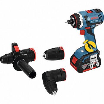 Аккумуляторная ударная дрель-шуруповерт Bosch GSR 18 V-EC FC2 Professional (06019E1104) Аккумуляторная ударная дрель-шуруповерт Bosch GSR 18 V-EC FC2 Professional (06019E1104)