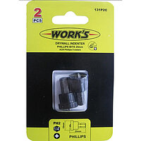 Біта Phillips Work's 1/4" PH2 2 шт. (35063)