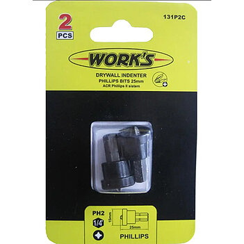 Бита Phillips Work's 1/4" PH2 2 шт. (35063)