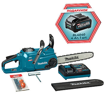 Аккумуляторная цепная пила Makita + аккумулятор в подарок (SET-UC015GT101-XGTOPE) Аккумуляторная цепная пила Makita + аккумулятор в подарок (SET-UC015GT101-XGTOPE)