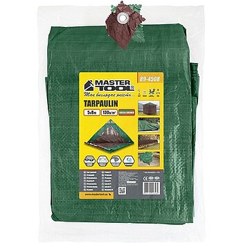 Тент MASTERTOOL двосторонній 5 х 8 м (89-4508)
