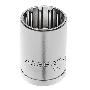 Головка торцевая Spline Hoegert Cr-V 1/2" 24 мм (HT1A424) Головка торцевая Spline Hoegert Cr-V 1/2" 24 мм (HT1A424)