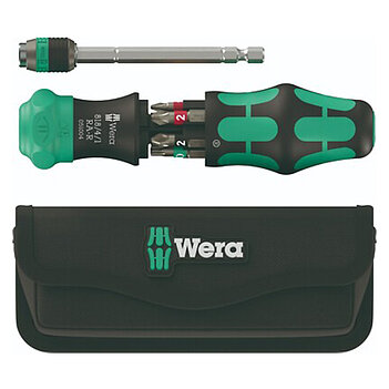 Викрутка тріскачкова з набором біт WERA Kraftform Kompakt 20 RA-R 17 шт. (05051514001)