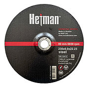 Круг зачисний по металу Hetman 27 14А 230x6,0x22,23 мм (HMCD272302260)