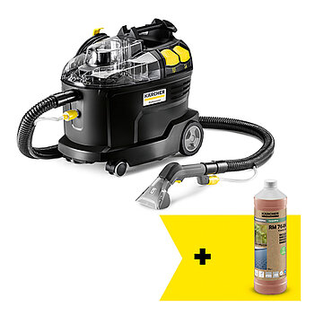 Пилосос Karcher Go!FurtherPuzzi 8/1 Re!Plast + миючий засіб RM 764N OA 1 л (1.100-249.0)