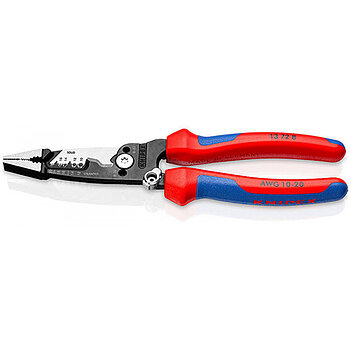 Плоскогубцы со съемниками изоляции KNIPEX 6в1 200 мм (13 72 8)