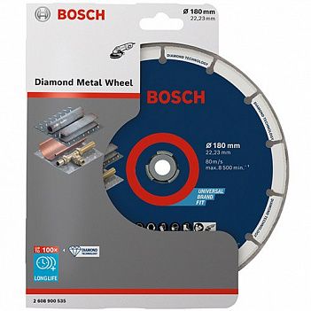 Диск алмазный сегментированный Bosch 180x22,23мм (2608900535)