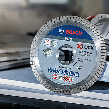 Диск алмазний турбо Bosch PRO Ceramic 125х22,23 мм, 1 шт. (2608615132)
