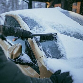 Щетка со шкребком Fiskars Solid (1078496)