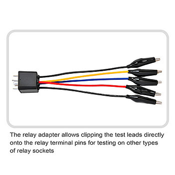 Тестер автомобильных реле Toptul 12V/24V 4-pin/5-pin (EAAE0124)