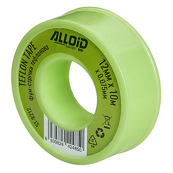 Фум-стрічка Alloid 12мм х 10м 1 шт. (ST-8212)