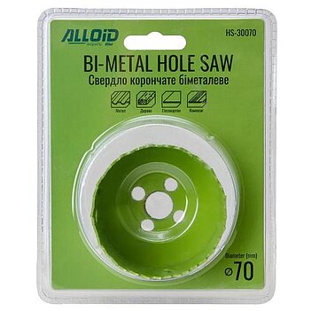 Коронка универсальная Alloid Bi-Metal 70 мм (HS-30070)