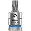 Головка торцевая с битой Torx WERA Zyklop 8767 A HF Cr-V 1/4" TX27 с фиксирующей функцией (05003367001)