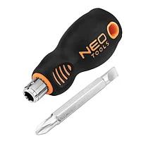 Отвертка реверсивная с двухсторонней битой Neo Tools 2 шт. (04-201)