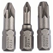 Набор бит Bosch Extra Hard 1/4" 3шт. (2607001753)