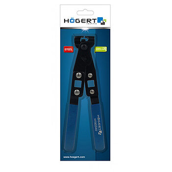 Кліщі для хомутів ШРУСа Hoegert 245 мм (HT8G340)