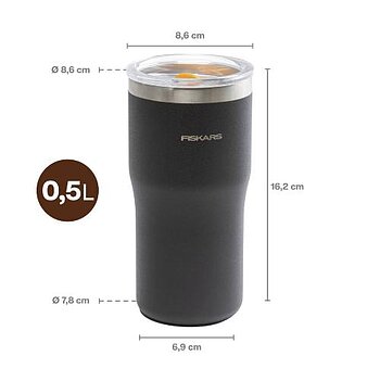 Термокружка Fiskars On-the-go 500 мл (1078762)