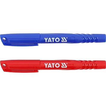 Маркер столярний Yato 2 шт. різнокольорові (YT-69301)